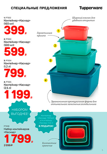 спецпредложение tupperware января 2020 года